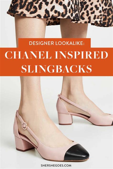 chanel shoes replica|chanel style slingback shoes.